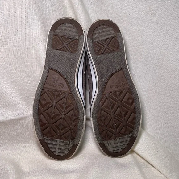 Converse All Star Low Gray Chuck Taylor Unisex Sneakers. Woman 7 Men’s 5 - Picture 3 of 10